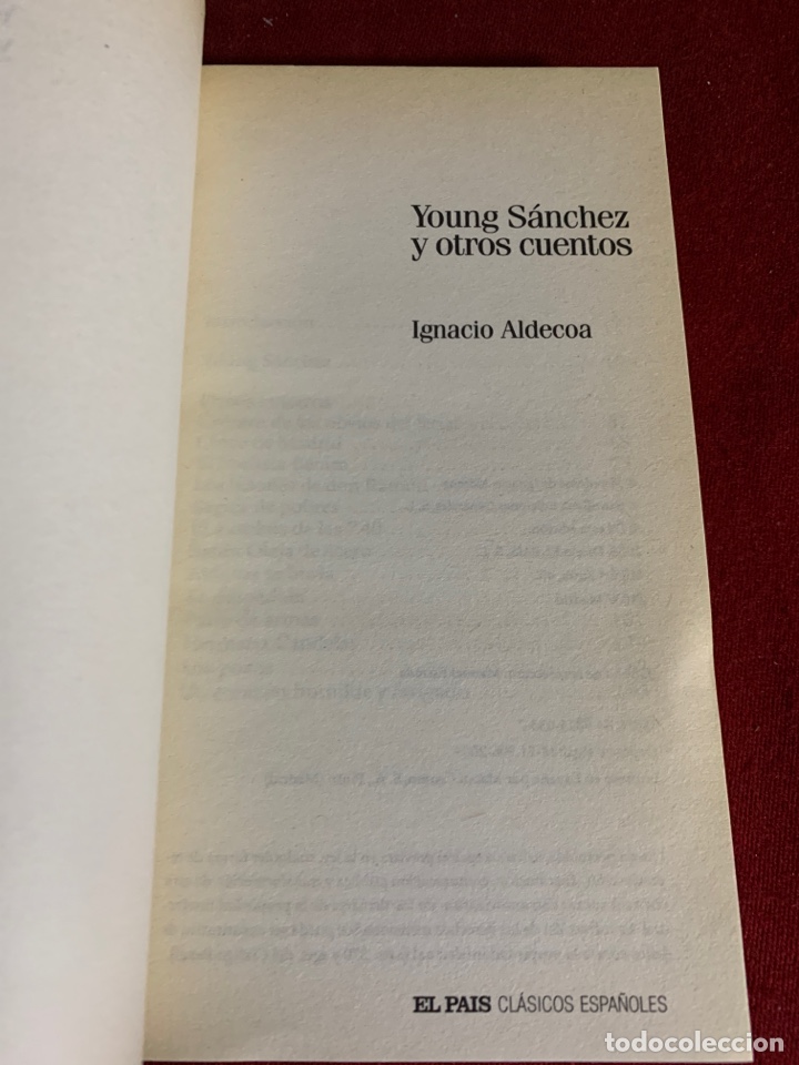 Libros de segunda mano: Young S&aacute;nchez y otros cuentos. Ignacio Aldecoa. - Foto 4
