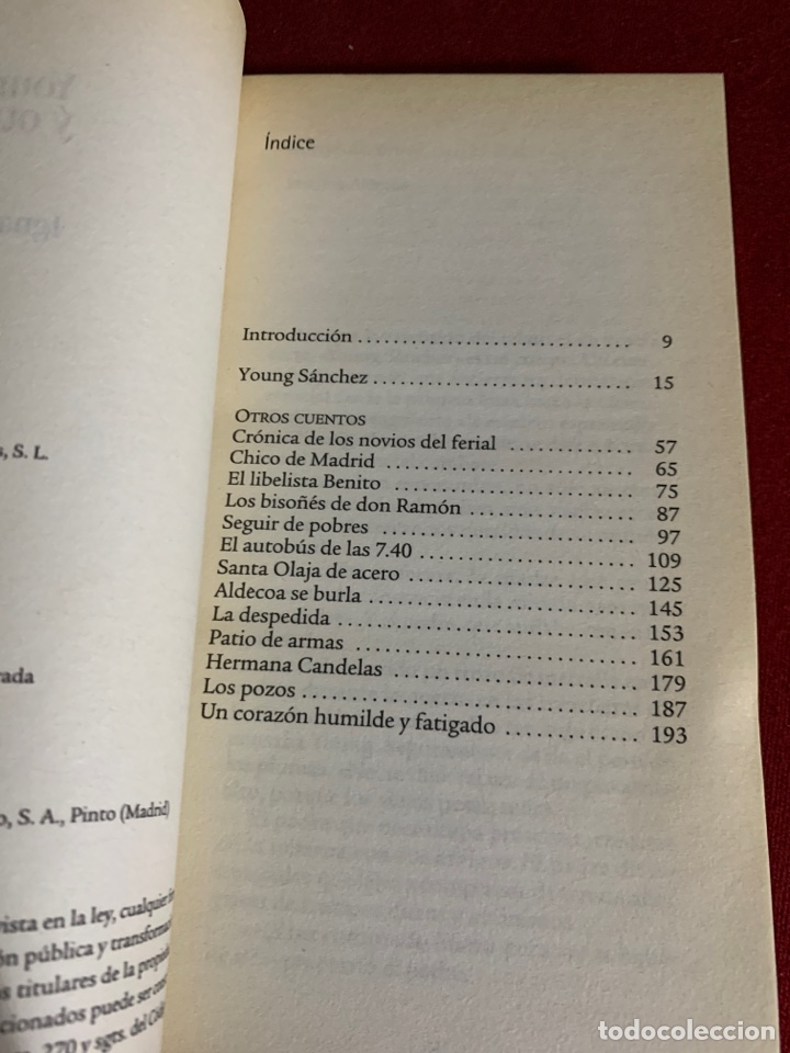 Libros de segunda mano: Young S&aacute;nchez y otros cuentos. Ignacio Aldecoa. - Foto 5