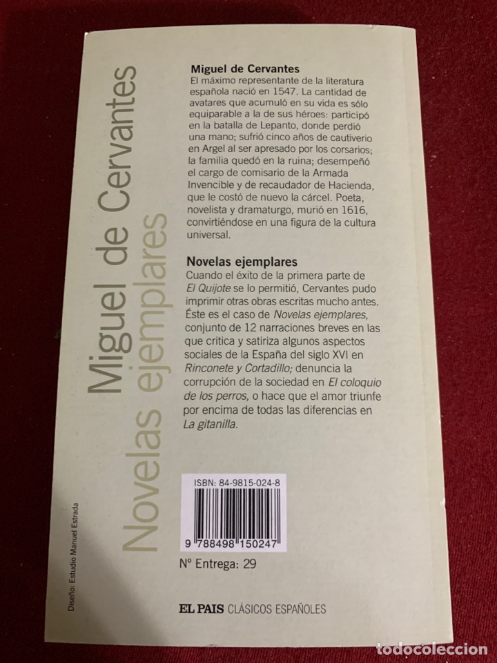 Libros de segunda mano: Novelas ejemplares. Miguel de Cervantes - Foto 2