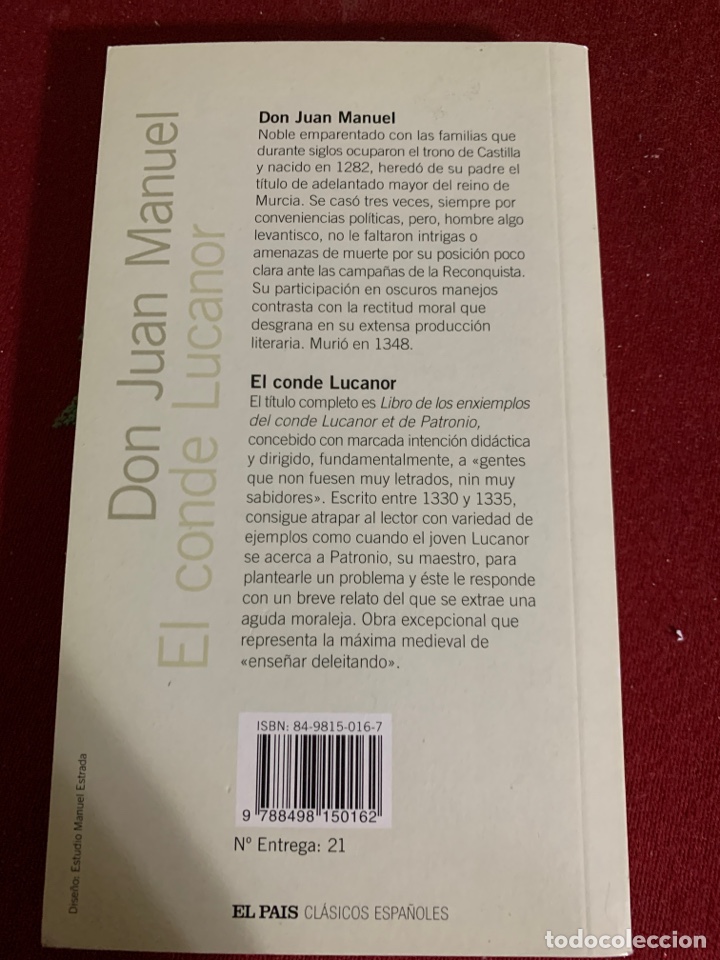 Libros de segunda mano: El conde Lucanor. Don Juan Manuel. - Foto 2