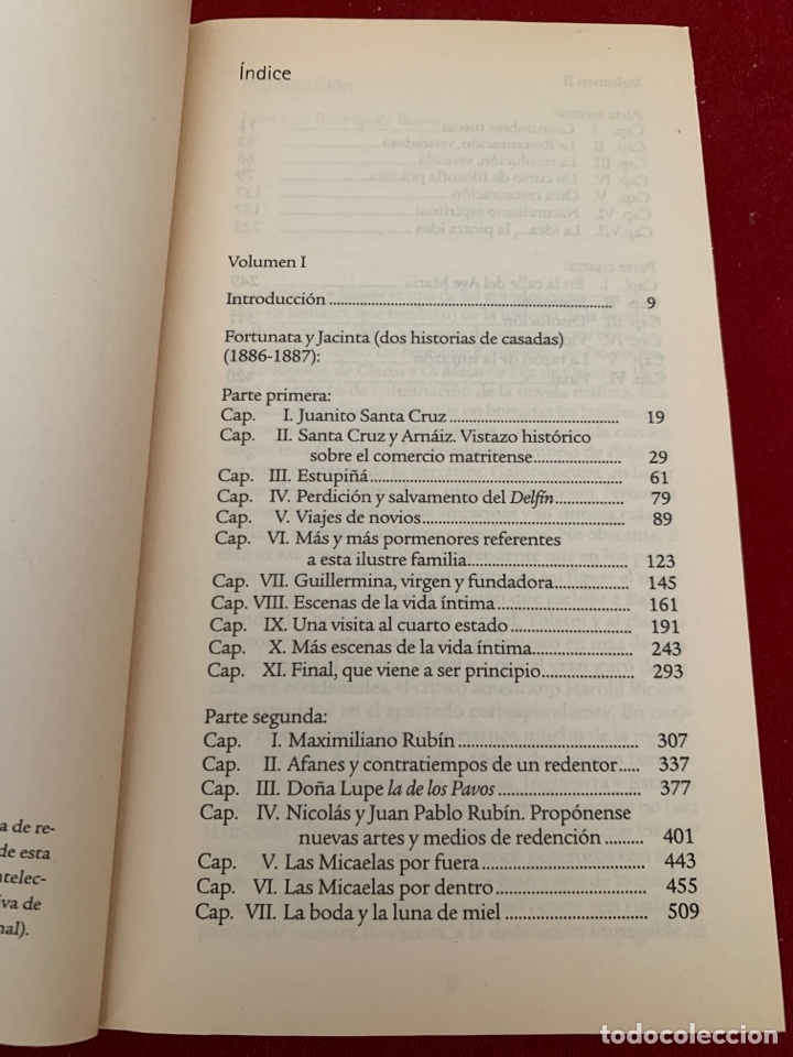 Libros de segunda mano: Fortunata y Jacinta. Tomo I. Benito P&eacute;rez Gald&oacute;s. - Foto 6