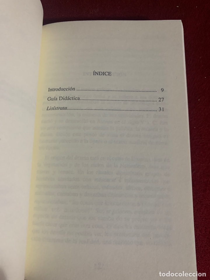 Libros de segunda mano: Lis&iacute;strata. Arist&oacute;fanes. - Foto 6