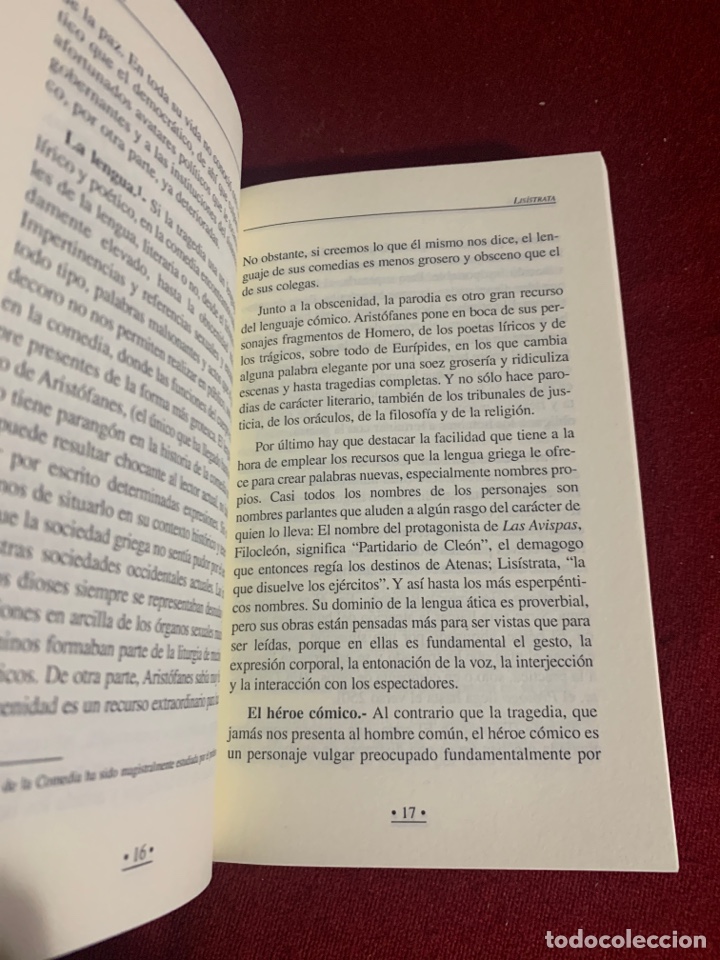 Libros de segunda mano: Lis&iacute;strata. Arist&oacute;fanes. - Foto 7