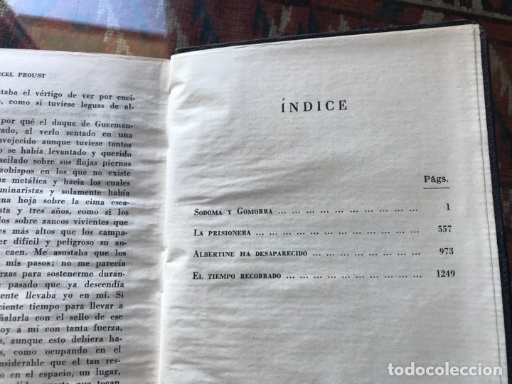 Libros de segunda mano: Marcel Proust. En busca del tiempo perdido. Tomo dos. Jan&eacute;s editor - Foto 7