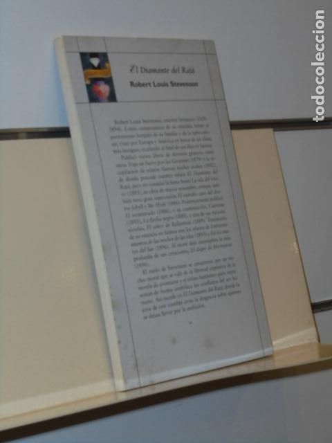Libros de segunda mano: EL DIAMANTE DEL RAJA ROBERT LOUIS STEVENSON - BIBLIOTEX - Foto 2