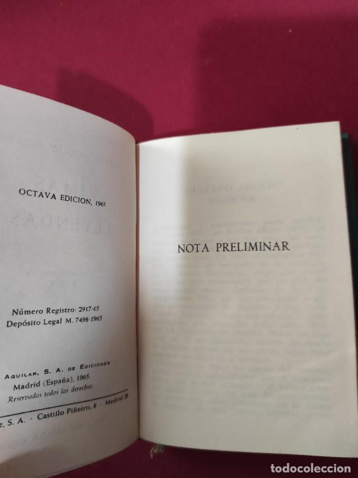 Libros de segunda mano: RIMAS y LEYENDAS - G.A. Becquer / Colecci&oacute;n Crisol N&deg; 270 - Foto 4