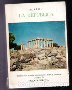 Libros de segunda mano: La rep&uacute;blica. Plat&oacute;n - Foto 1