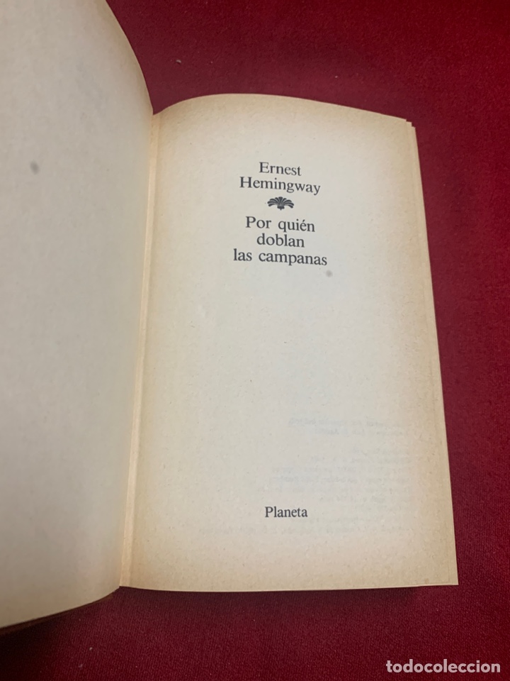 Libros de segunda mano: Por qui&eacute;n doblan las campanas. Ernest Hemingway. - Foto 4