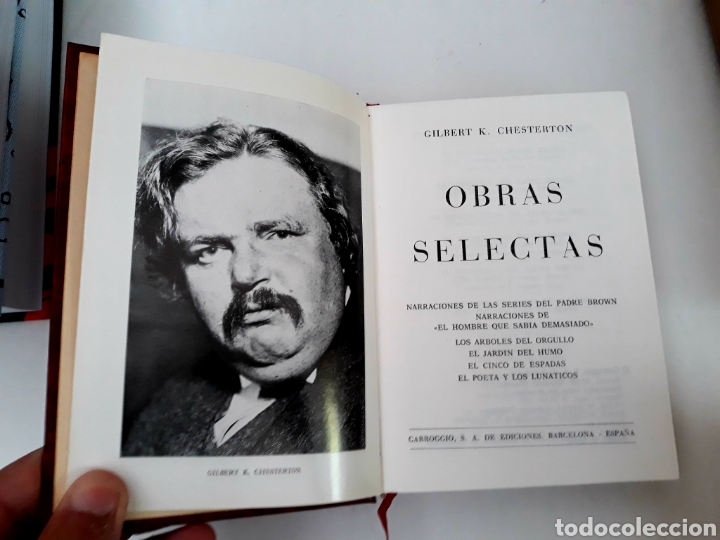 Libros de segunda mano: OBRAS ESCOGIDAS - GILBERT K. CHESTERTON - Foto 3