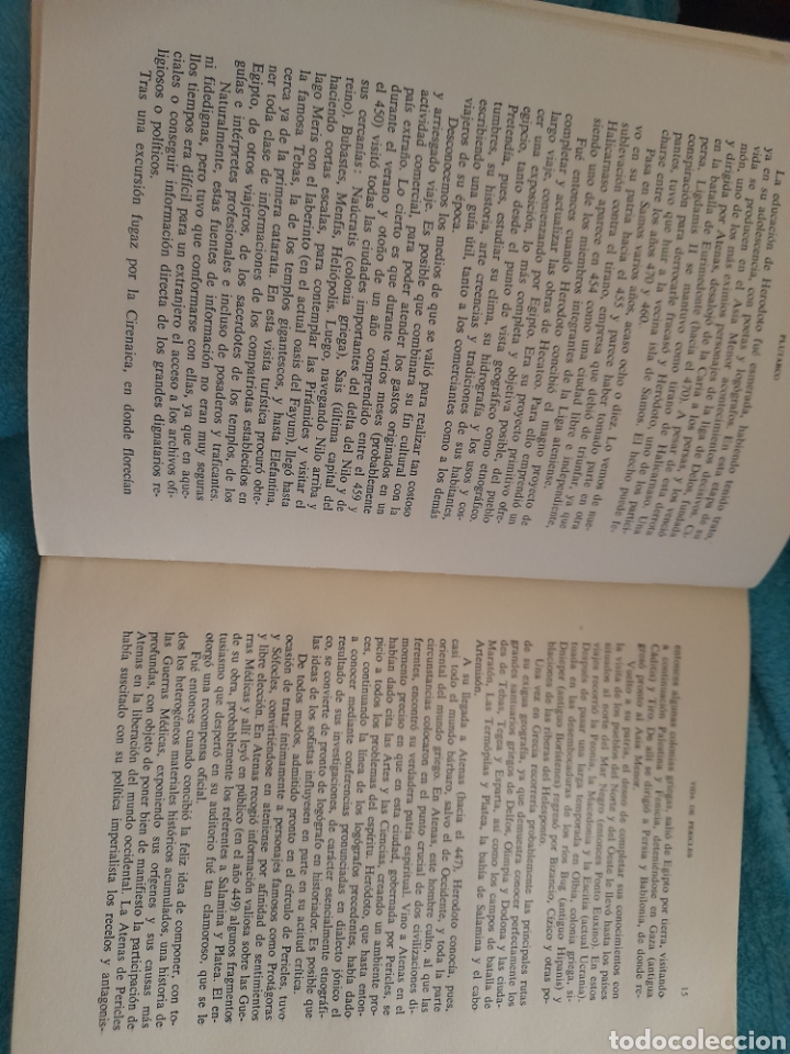 Libros de segunda mano: Vidas Paralelas. Connla vida de Pericles.Plutarco. - Foto 6