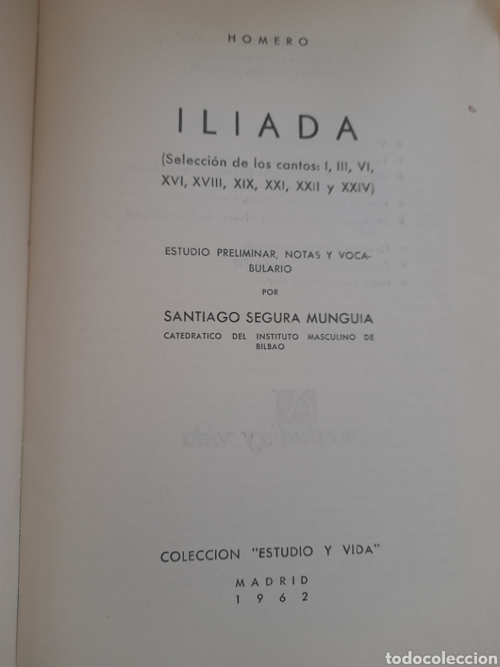 Libros de segunda mano: Iliada . Homero - Foto 3