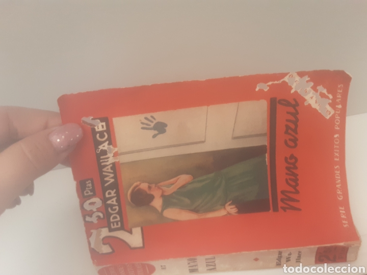 Libros de segunda mano: Mano azul -Edgar Wallace- - Foto 4