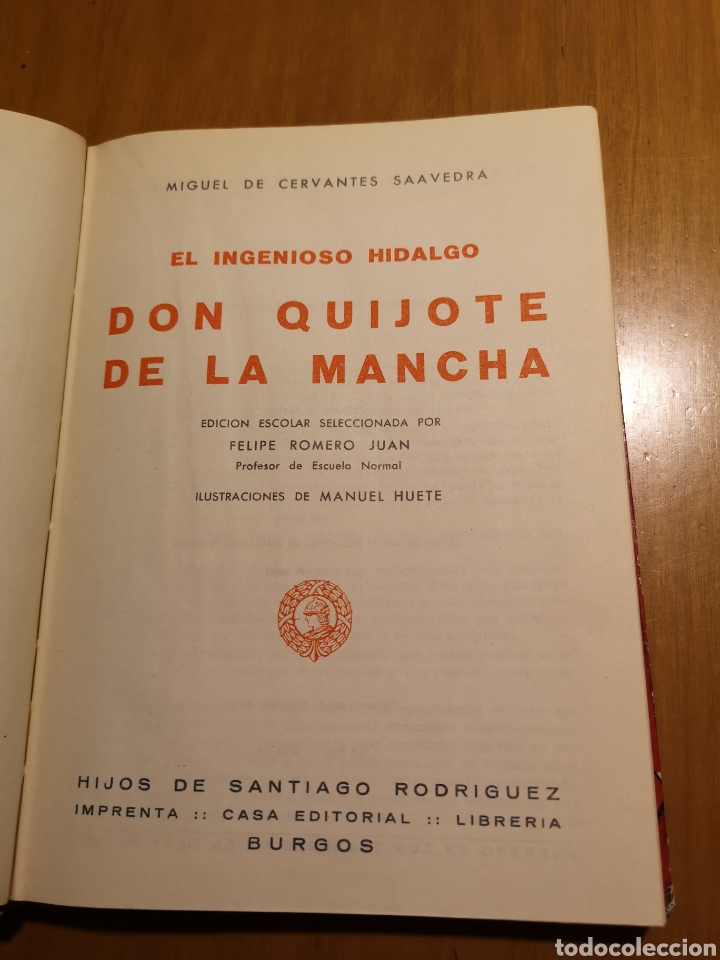 Libros de segunda mano: Don Quijote de la Mancha. Edici&oacute;n escolar - Foto 3