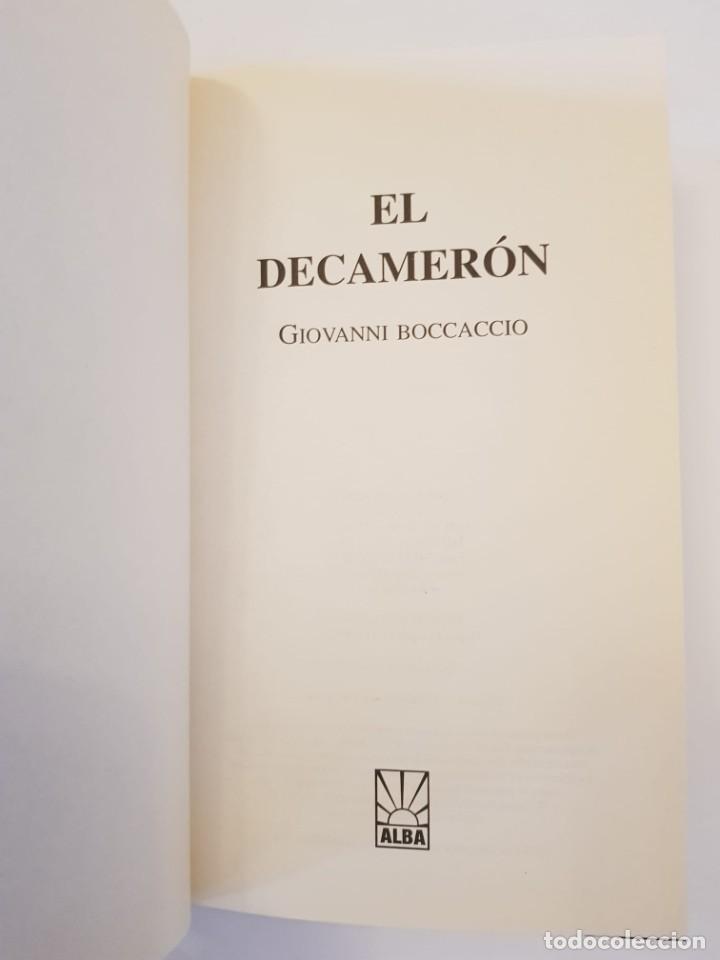 Libros de segunda mano: El Decamer&oacute;n. Giovanni Boccaccio. Alba, 2003 - Foto 4