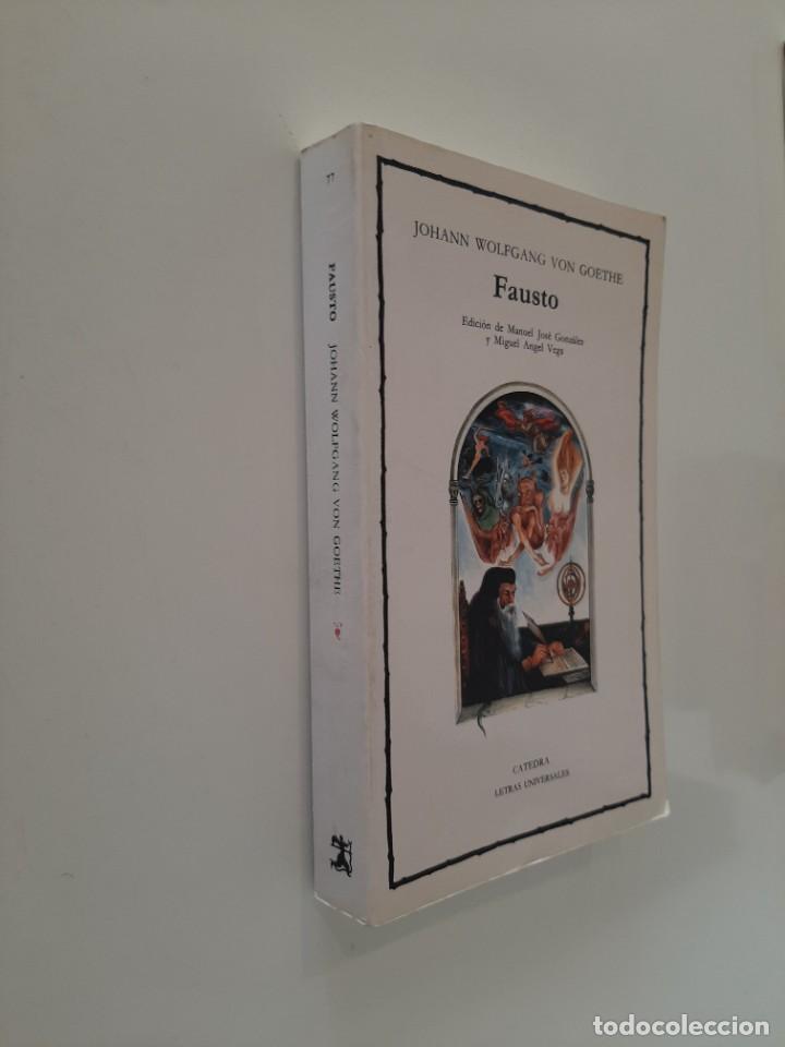 Libros de segunda mano: FAUSTO. GOETHE. CATEDRA LETRAS UNIVERSALES 77. 1994 - Foto 3