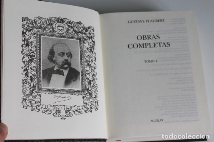 Libros de segunda mano: Flaubert - Obras completas. Tomos I y II - Aguilar - Foto 3