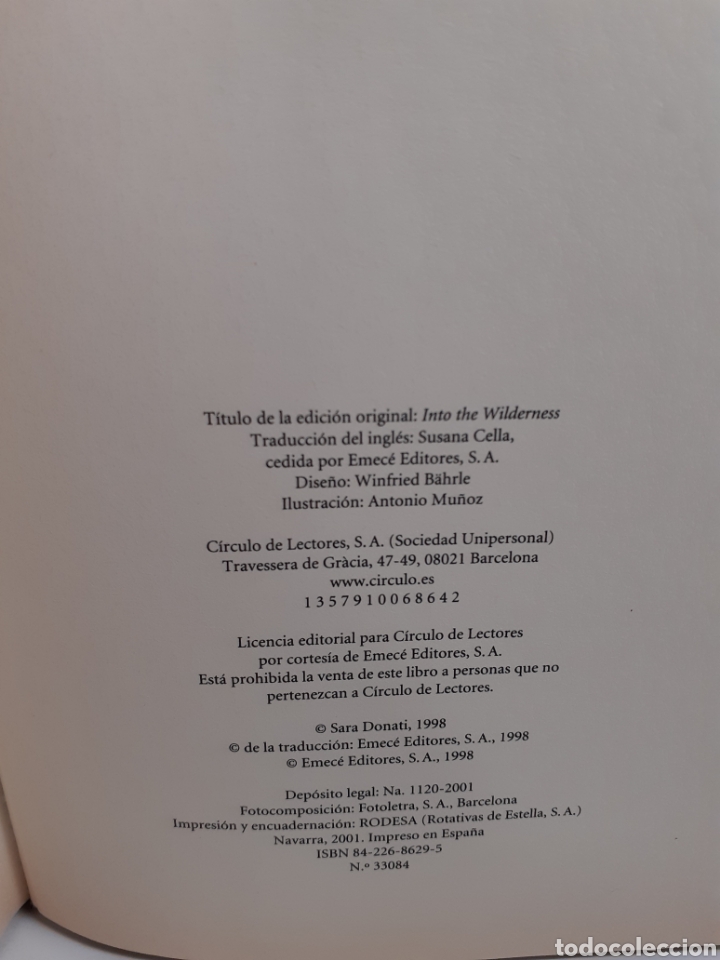 Libros de segunda mano: En tierras lejanas - Sara Donati - 1998 - Foto 2