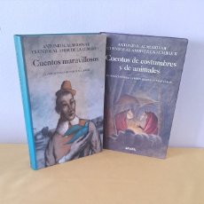 Libros de segunda mano: ANTONIO ALMODÓVAR - CUENTOS AL AMOR DE LA LUMBRE (2 TOMOS) - ANAYA 2011. Lote 324946003