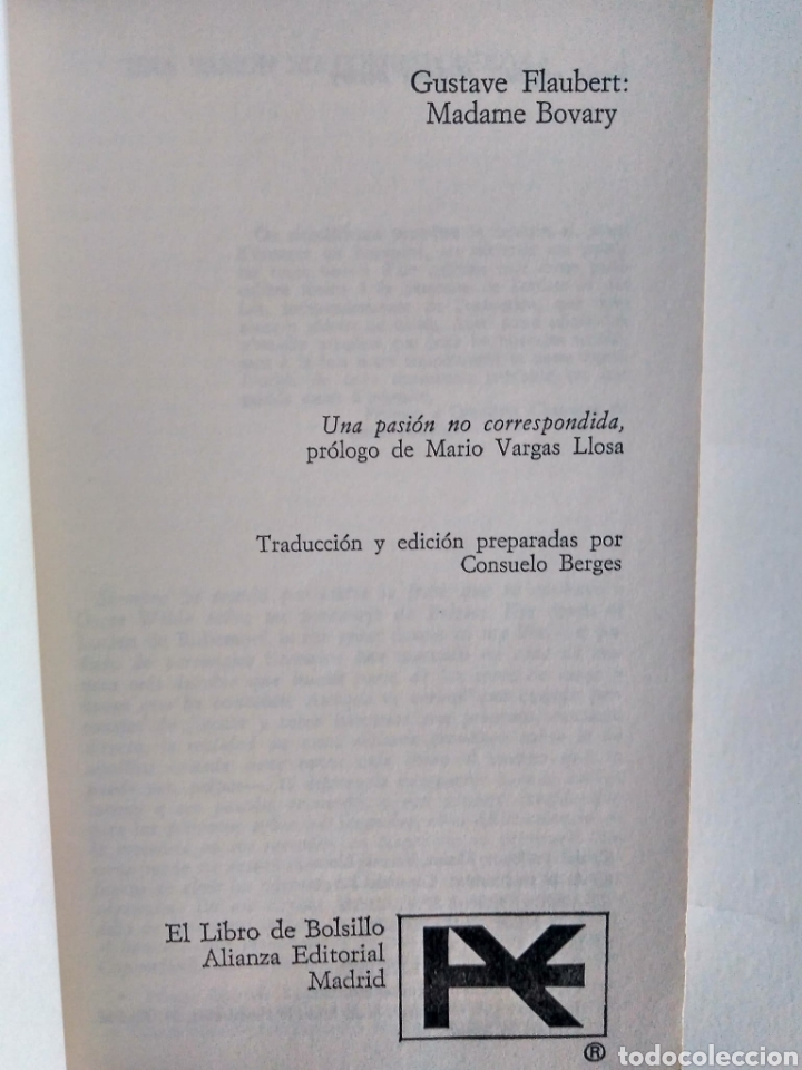 Libros de segunda mano: Madame Bovary / Gustave Flaubert. - Foto 2