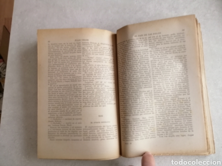 Libros de segunda mano: EL PA&Iacute;S DE LAS PIELES - JULIO VERNE - Foto 8