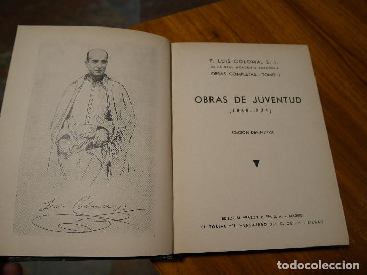 Libros de segunda mano: Luis Coloma, Obras de Juventud 1868 - 1874 - Foto 2