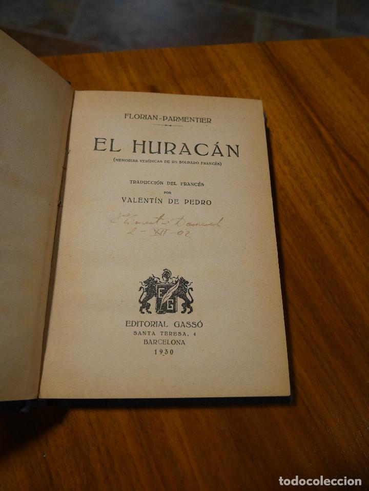 Libros de segunda mano: El Hurac&aacute;n de Florian Permentier - Foto 2