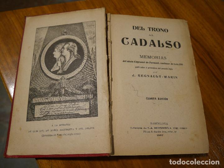 Libros de segunda mano: Del Trono al Cadalso, J. Regnault - Warin. - Foto 2
