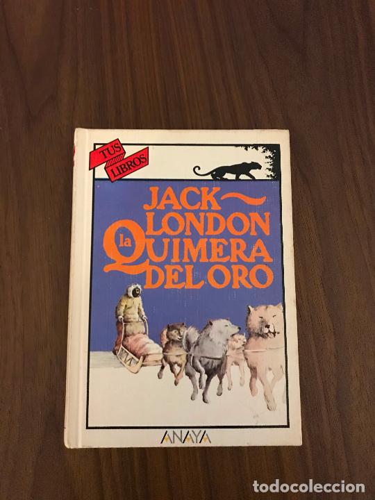 Libros de segunda mano: TUS LIBROS , LA QUIMERA DEL ORO , JACK LONDON , EDICIONES ANAYA - Foto 1