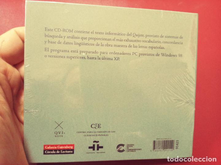 Libros de segunda mano: Miguel de Cervantes: Don Quijote de la Mancha (CD-ROM) - Foto 2