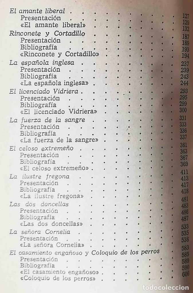 Libros de segunda mano: Novelas ejemplares (Miguel de Cervantes) Bruguera 1978. - Foto 3