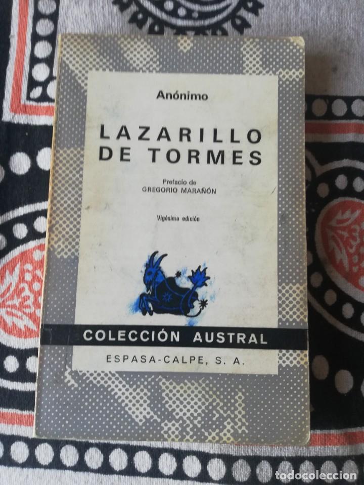 Libros de segunda mano: ANONIMO. LAZARILLO DE TORMES . ESPASA-CALPE, 1972 - Foto 1