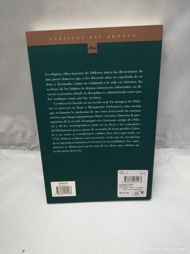 Libros de segunda mano: LA RELIGIOSA (PRIMERA EDICI&Oacute;N) - Foto 2
