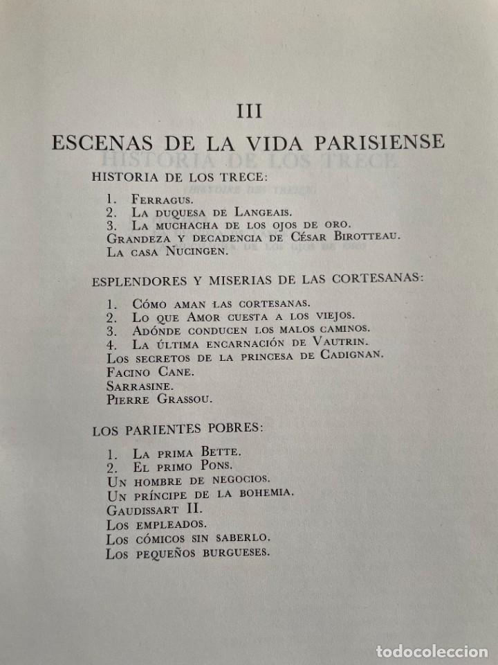 Libros de segunda mano: Balzac Obras completas III Aguilar 1975 - Foto 3