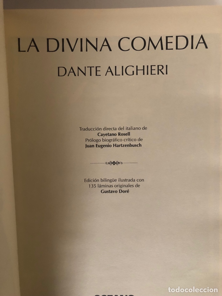 Libros de segunda mano: LA DIVINA COMEDIA. Dante Alighieri. EDICI&Oacute;N NUMERADA - Foto 7