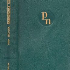 Libros de segunda mano: RABINDRANAZ TAGORE, OBRA ESCOGIDA - BIBLIOTECA PREMIOS NOBEL - ED. AGUILAR 1970. Lote 328868208