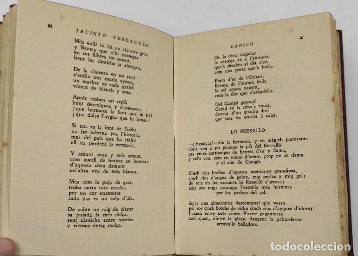 Libros de segunda mano: Jacinto Verdaguer, Canig&oacute;. Barcelona, 1944. - Foto 8