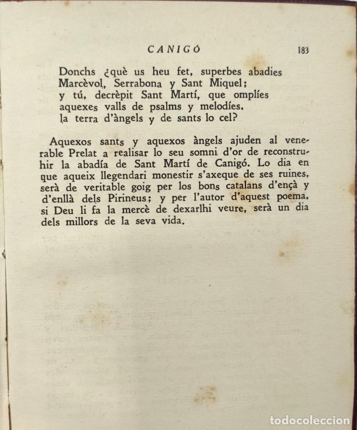 Libros de segunda mano: Jacinto Verdaguer, Canig&oacute;. Barcelona, 1944. - Foto 12