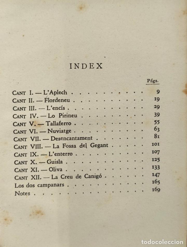 Libros de segunda mano: Jacinto Verdaguer, Canig&oacute;. Barcelona, 1944. - Foto 13