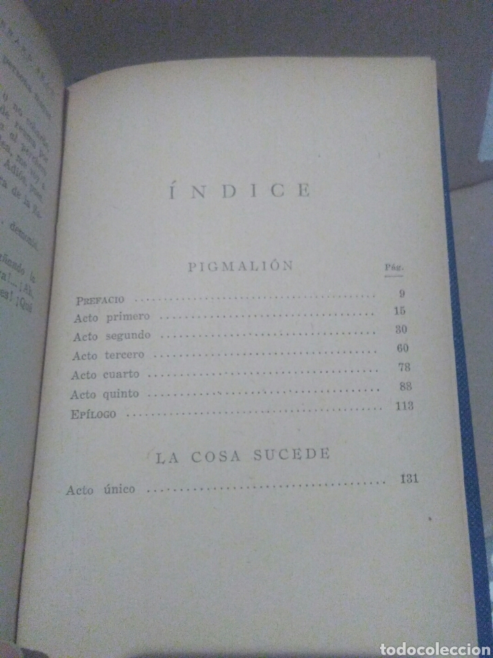Libros de segunda mano: BERNARD SHAW. PYGMALION/LA COSA SUCEDE . ESPASA-CALPE - Foto 3
