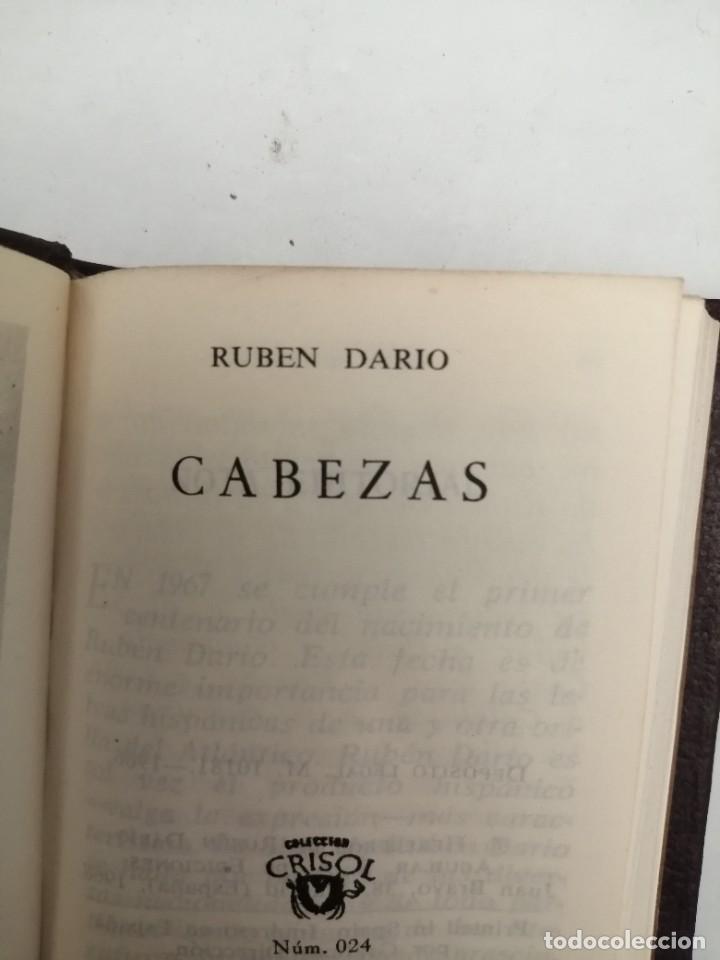Libros de segunda mano: CABEZAS (CRISOL 24, PRIMERA EDICI&Oacute;N 1966) - Foto 3