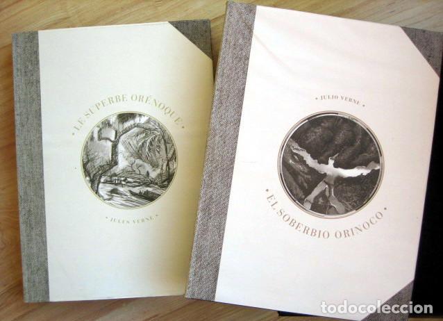 Libros de segunda mano: El soberbio Orinoco. Le superbe Orenoque. Julio Verne. 2 tomos - Foto 2