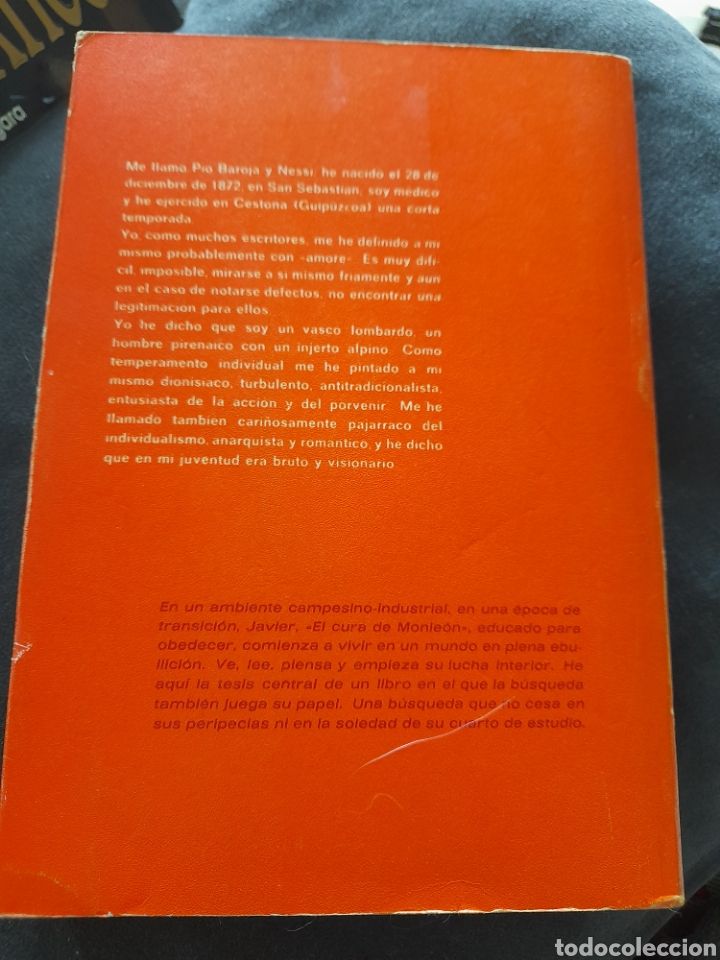 Libros de segunda mano: El cura de Monle&oacute;n. P&iacute;o Baroja - Foto 2