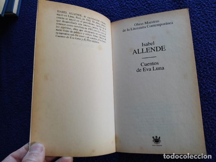 Libros de segunda mano: EVA LUNA Isabel Allende RBA Editores 1994 - Foto 5