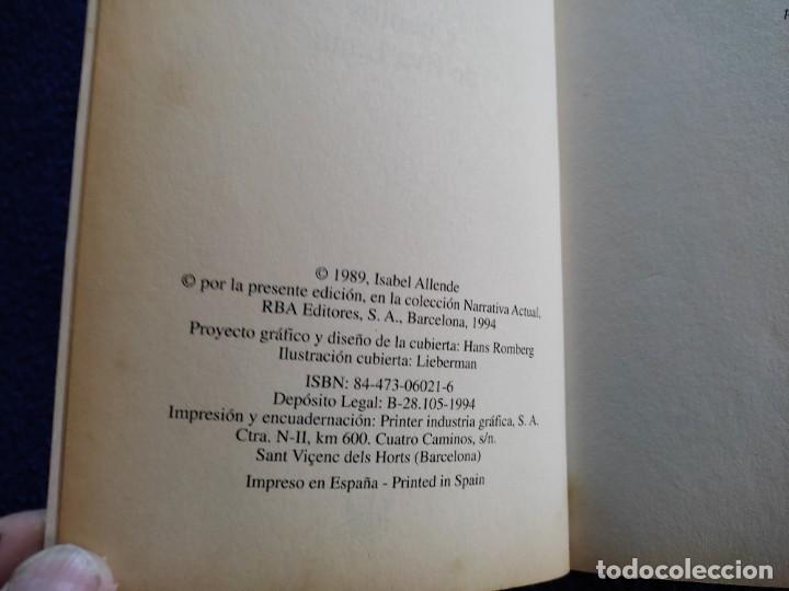 Libros de segunda mano: EVA LUNA Isabel Allende RBA Editores 1994 - Foto 6