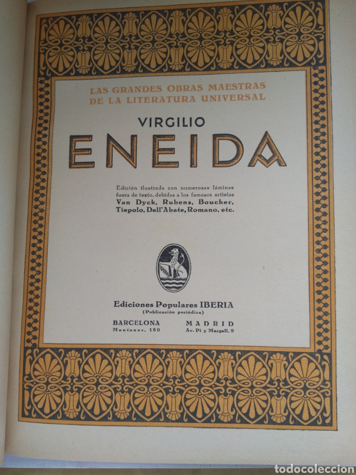 Libros de segunda mano: LA ENEIDA/VIRGILIO/EDICIONES POPULARES IBERIA - Foto 3