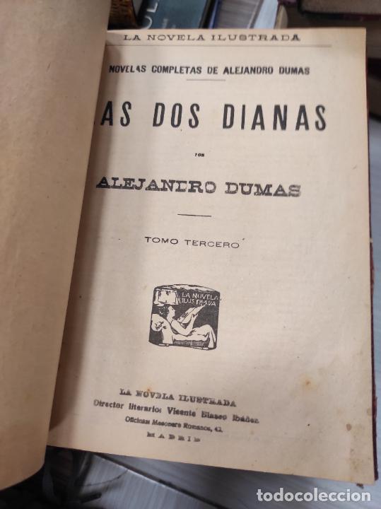 Libros de segunda mano: Las dos Dianas - DUMAS, Alexandre Novela ilustrada - Foto 3
