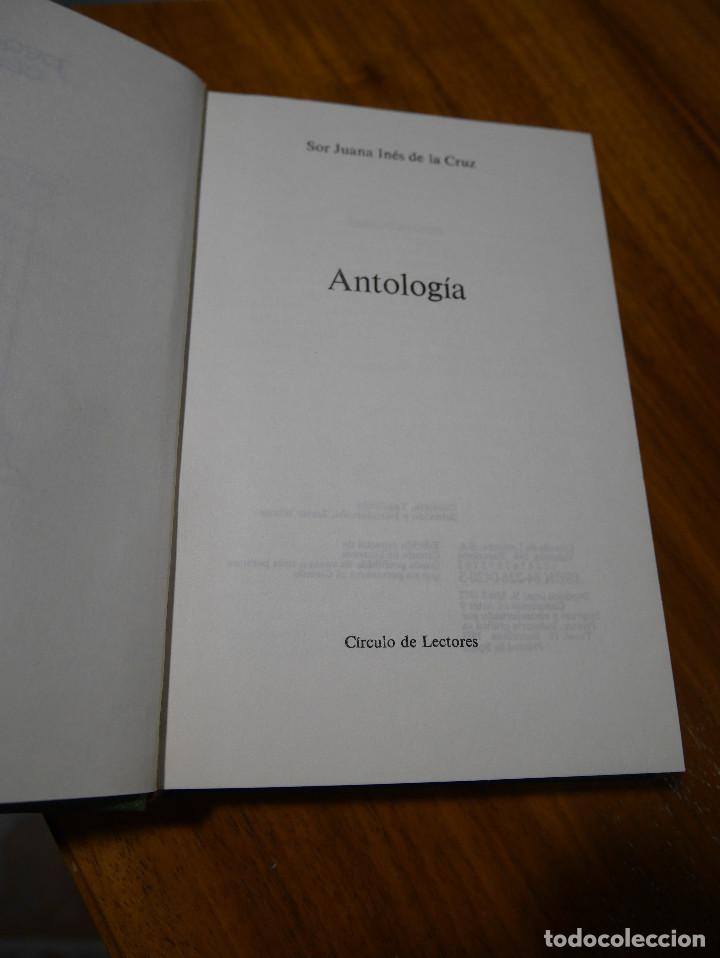Libros de segunda mano: Sor, Juana In&eacute;s de la Cruz, Antologia. - Foto 2