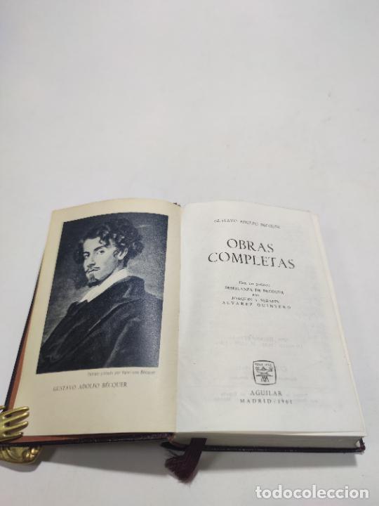 Libros de segunda mano: Obras completas. Gustavo Adolfo Becquer. Aguilar. 1961. Madrid. - Foto 2