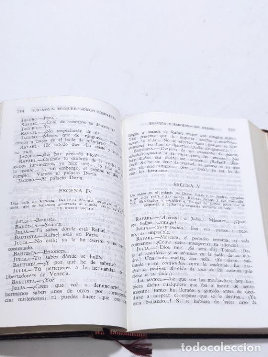 Libros de segunda mano: Obras completas. Gustavo Adolfo Becquer. Aguilar. 1961. Madrid. - Foto 6