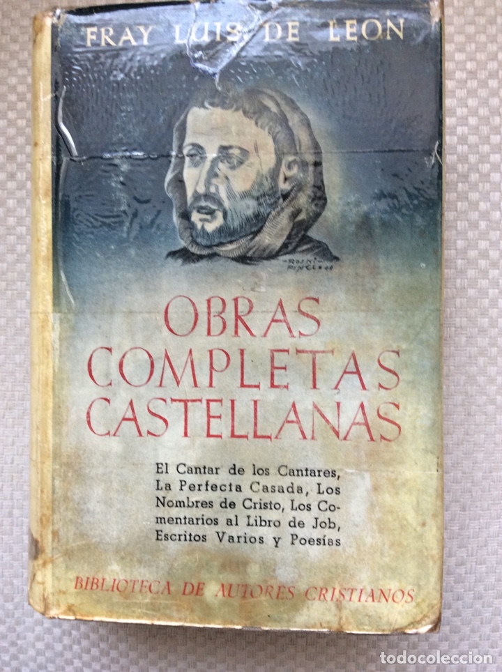Libros de segunda mano: OBRAS COMPLETAS CASTELLANAS. FRAY LUIS DE LEON. - Foto 1